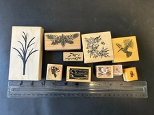 Rubber Stamp Lot of 10 Birds Mix Brands Vintage Combine Ship Stampin Up Hero 07