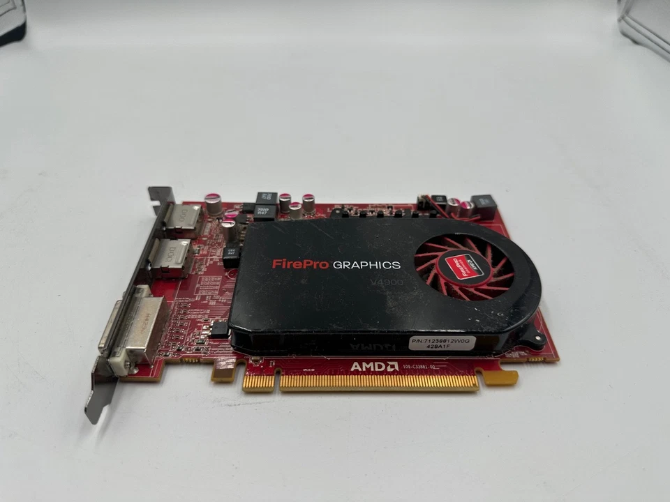 X14 Dell AMD FirePro V4900 1GB GDDR5 Dual DisplayPort DVI Video Graphics Card - Image 2 of 4
