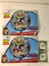 Lot of 2 Anagram Super Shape Foil Balloon - Disney Toy Story Happy Birthday 28"