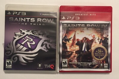 Saints Row Third & IV National Treasure Edition Greatest Hits PS3 Two Games!