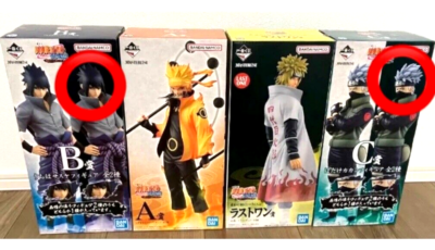 Naruto Shippuden Naruto Sasuke Kakashi Minato Figure Ichiban Kuji