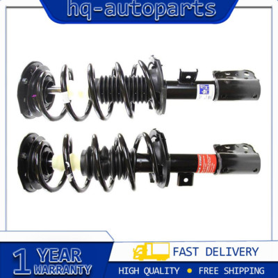 2pc Front Complete Struts With Coil Assembly For 2010-2017 GMC Terrain – Left & Right Pair, Gas-Charged, Direct Fit