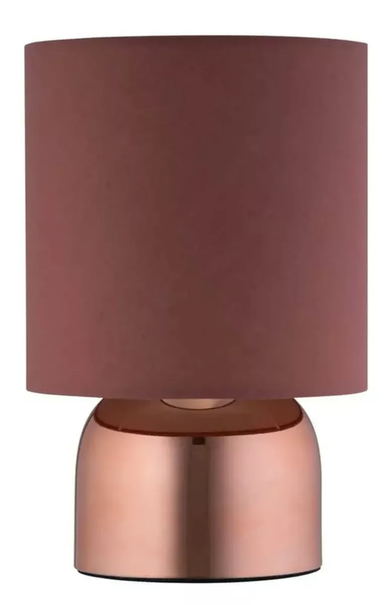 New Blush Copper TOUCH LAMP TABLE BEDSIDE LIGHT Bed Room Home