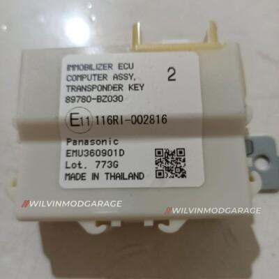 Genuine Toyota Agya 2016-2020 1.2L Immobilizer Transponder 89780