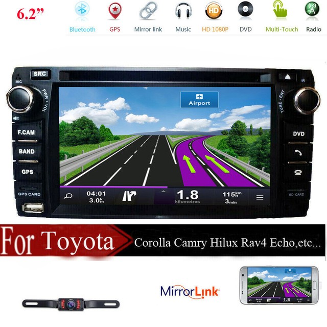 For Toyota 4Runner Tundra Yaris Car DVD Radio Stereo Touch Screen 6.2