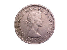 1967 Great Britain Elizabeth II 2 Shillings KM# 906 - Nice Circ -c1066xux