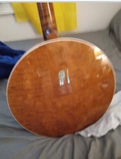 custom curly maple   5 string gold plated Greg Rich hardware banjo