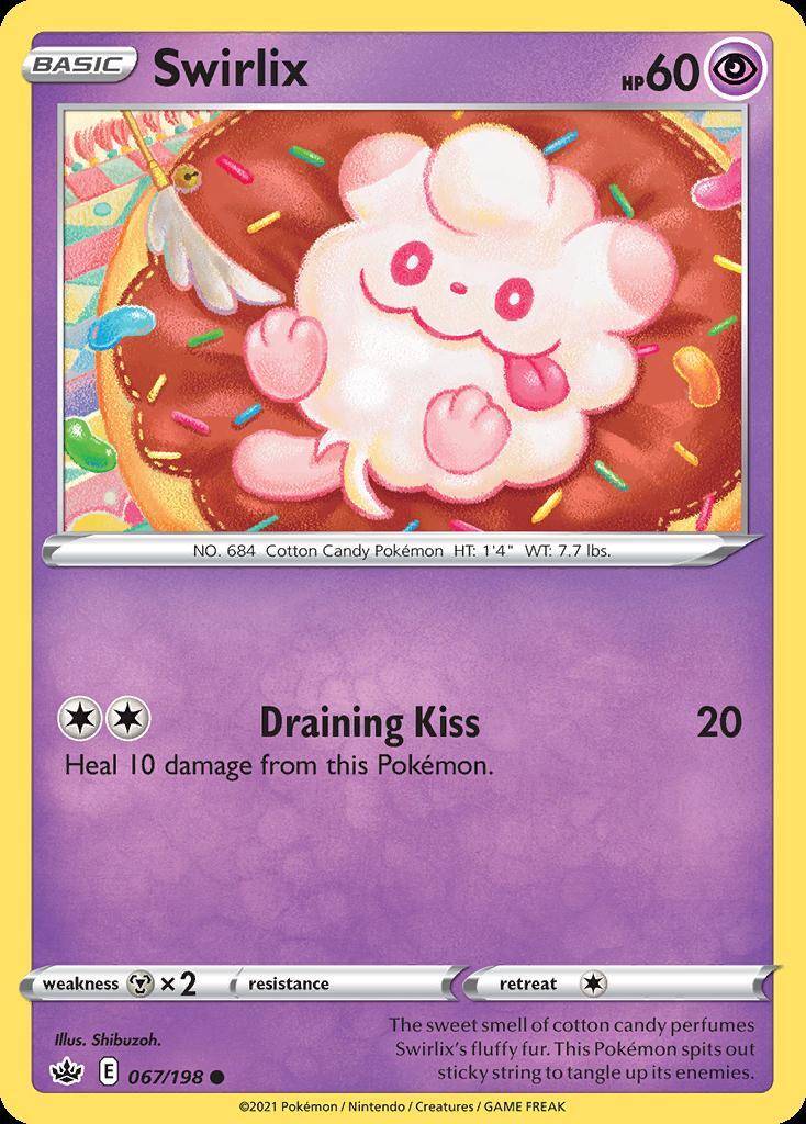 Pokemon Swirlix (67/233) Chilling Reign NM