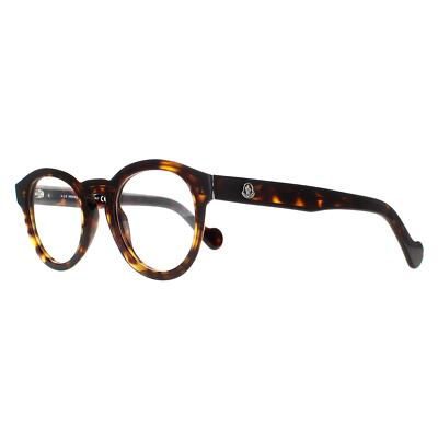 MONCLER ラウントフレムメカネ ML5006 052 Moncler Eyeglasses ML5006 052 Dark Havana Men Women | eBay