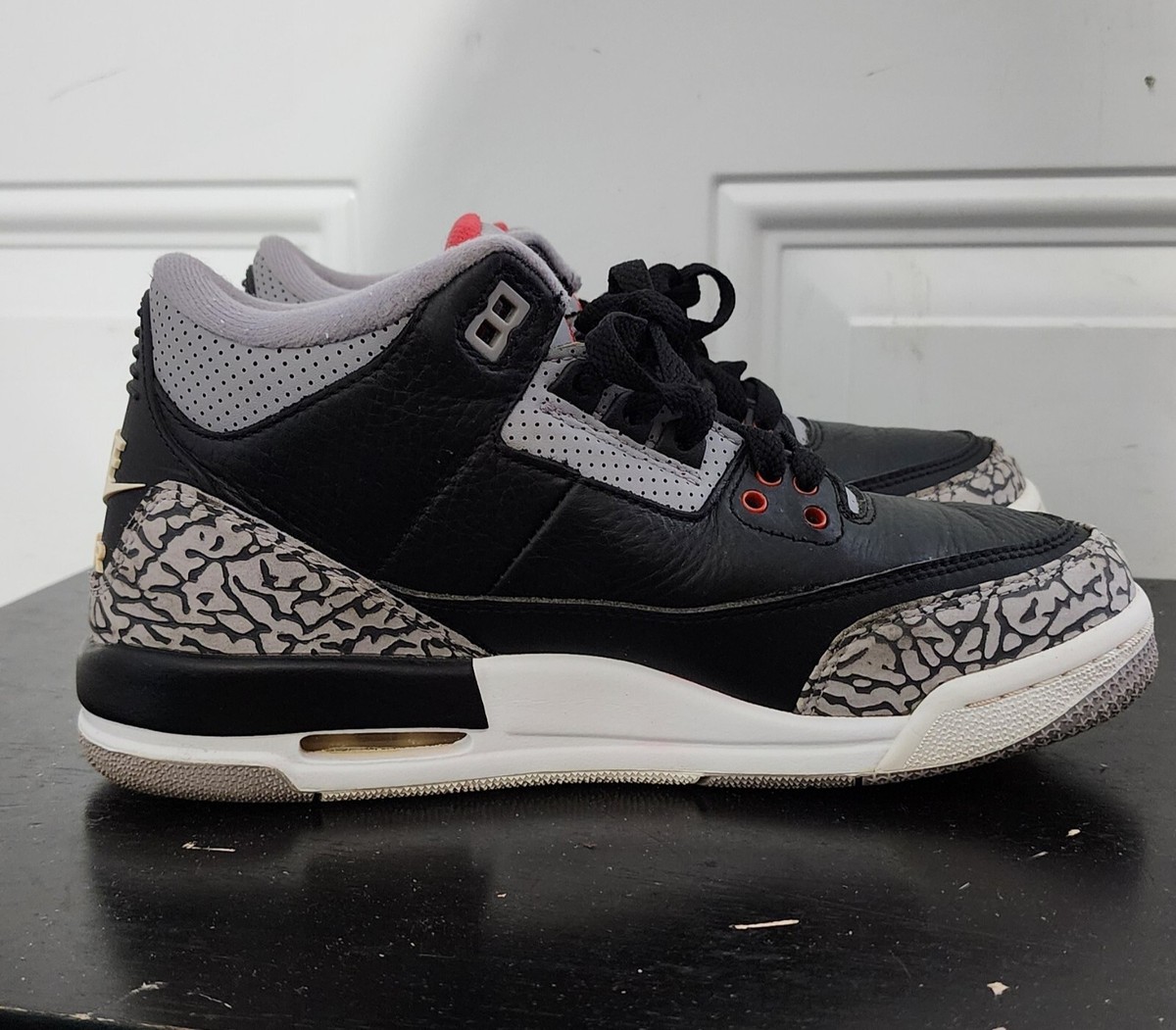 Air Jordan 3 Retro OG Black Cement 2018 854262-011 Size 6Y | eBay