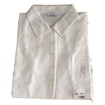 Rare Rolex Ladies The Open Muirfield 2013 S/M White Polo Shirt