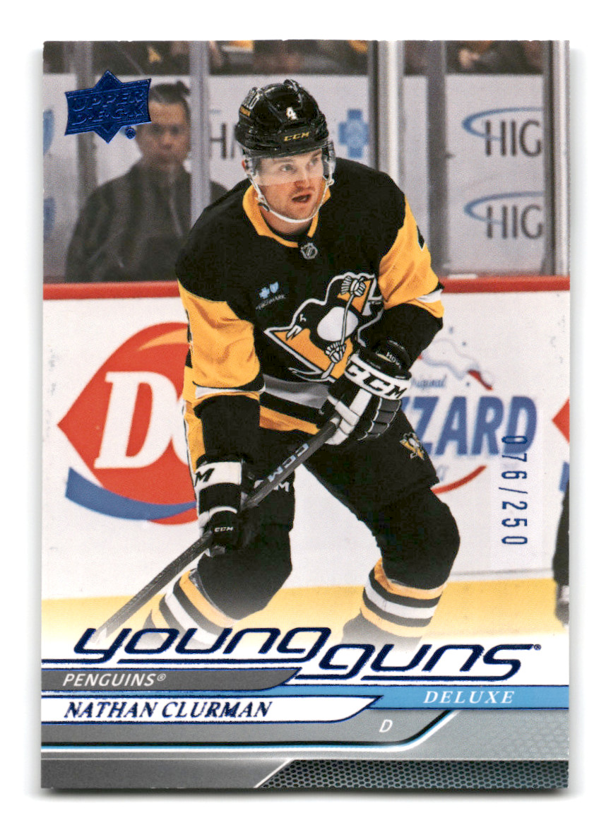 2024-25 Upper Deck Extended - Nathan Clurman Young Guns #729 (Deluxe /250)