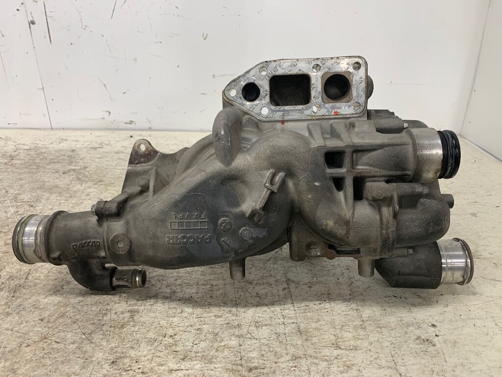 Paccar MX13 Engine Water Pump and Manifold 2137205 2126308