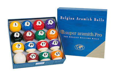Billard Billardkugeln Kugelset Pool, Super Aramith Pro 57,2 mm Billardbälle 