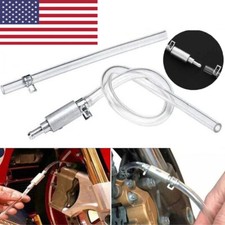 Clutch Brake Bleeder Hose One Way Valve Tube Bleeding Tool Kit Motorcycle Car