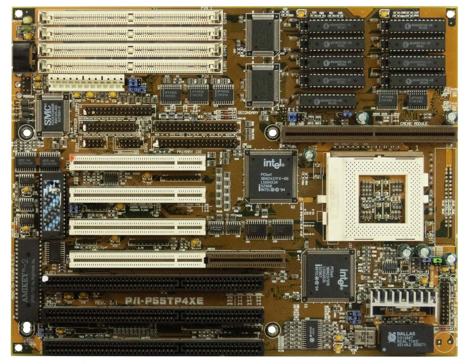 ASUS P/I-P55TP4XE Socket 7 4x Simm 4x PCI 3x Isa - Image 2 of 3