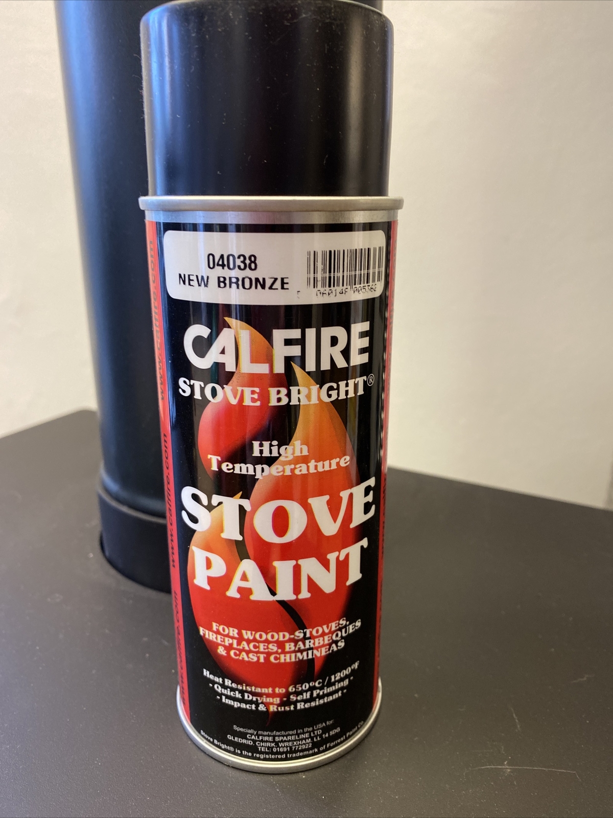 Calfire Heat Resistant Stove Paint New Bronze eBay
