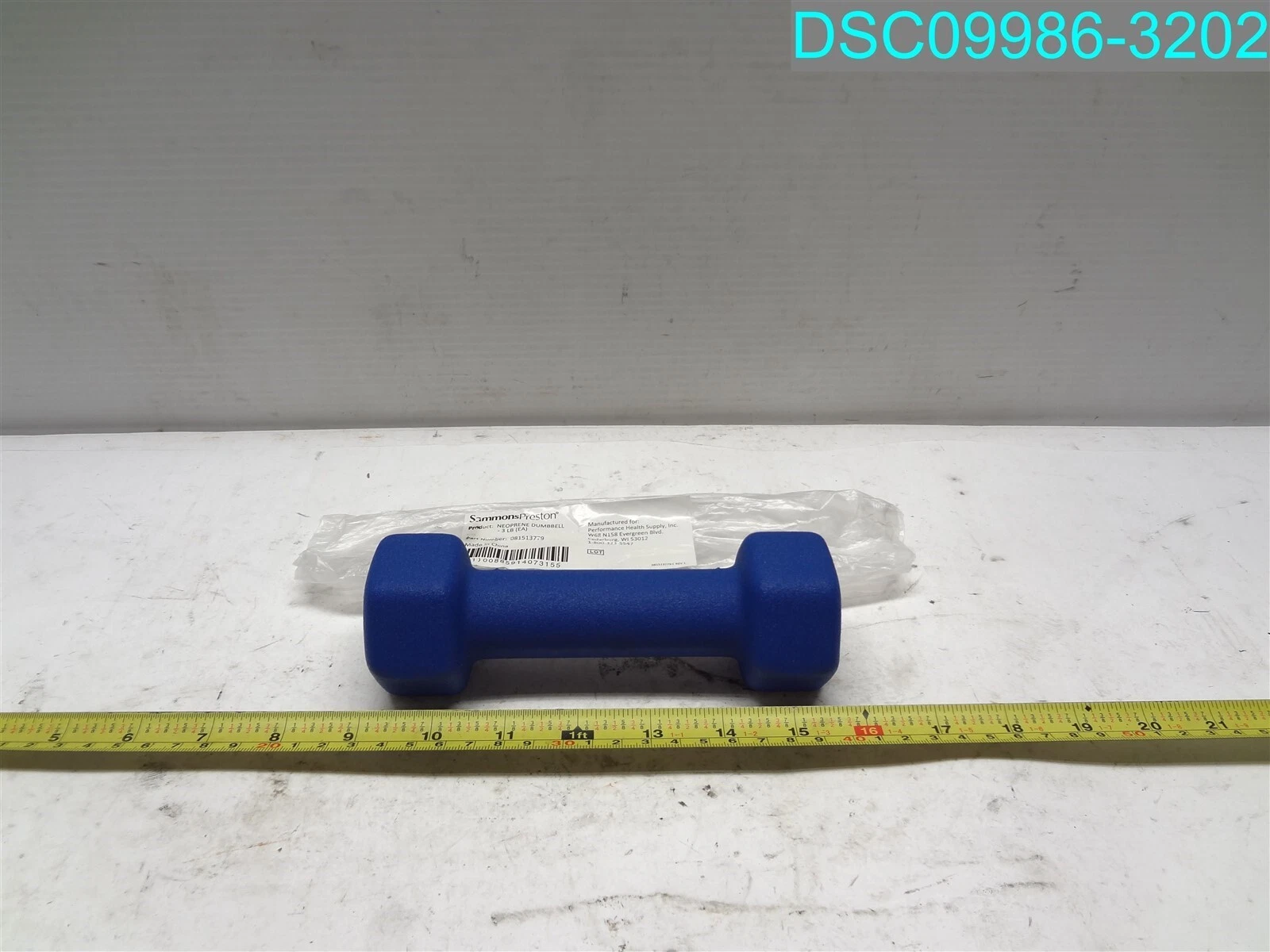 QTY=10: Sammons Preston Individual Neoprene Dumbbells 081513779