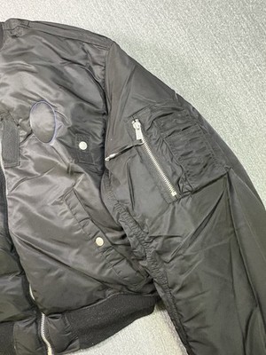 NWT H2 Heron Preston X H&M Reversible Flight Bomber Jacket Sz XL
