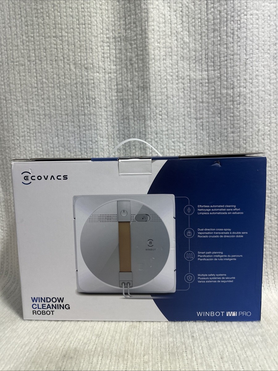 ECOVACS Winbot W1 Pro Window Cleaning Robot, Intelligent Cleaning