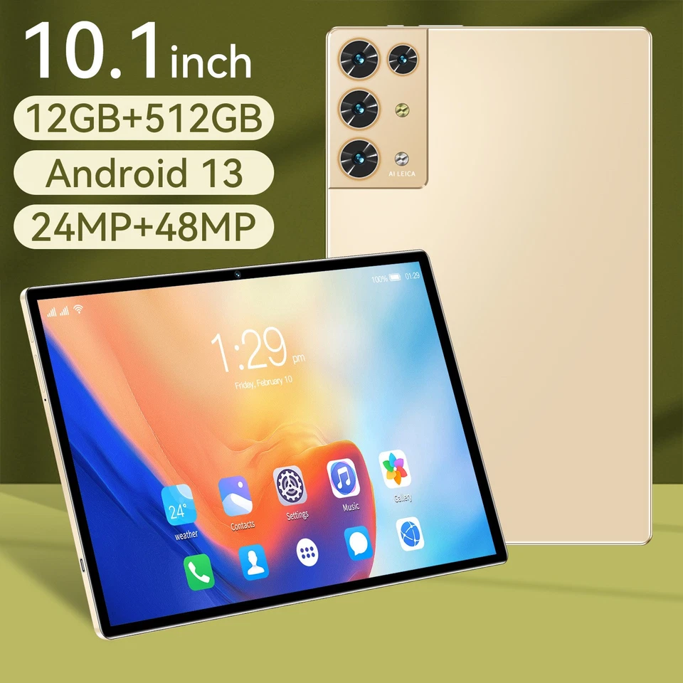 S30 Pro Tablet PC WiFi 12+512GB Android 13 6000mAh Octa-Core Tablet iPad Gift - Image 3 of 4