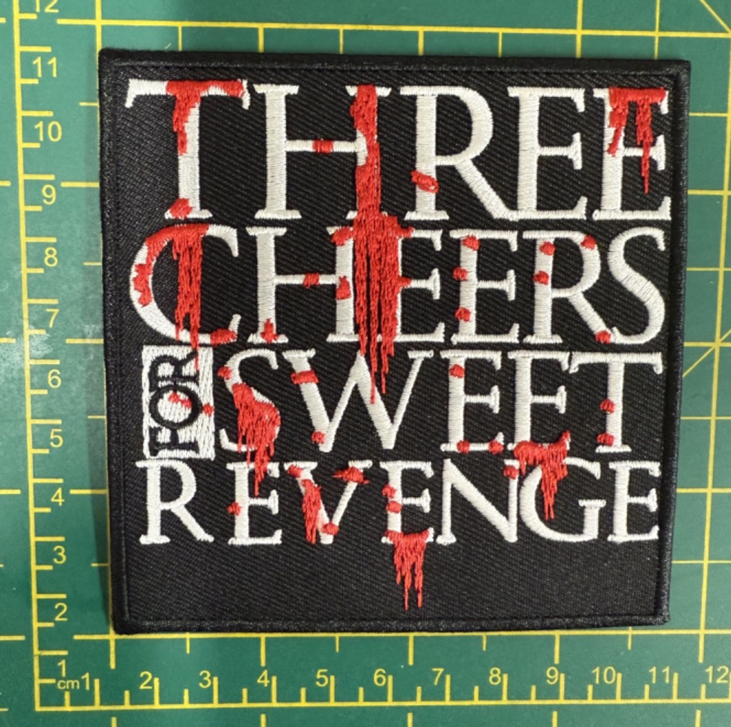 My Chemical Romance Sweet Revenge Logo Sew Or Iron On Patch Officially Licensed