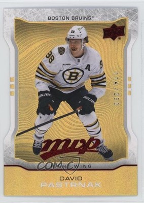 2024 MVP 10th Anniversary Gold Colors & Contours /250 David Pastrnak #MR-9 1jz3