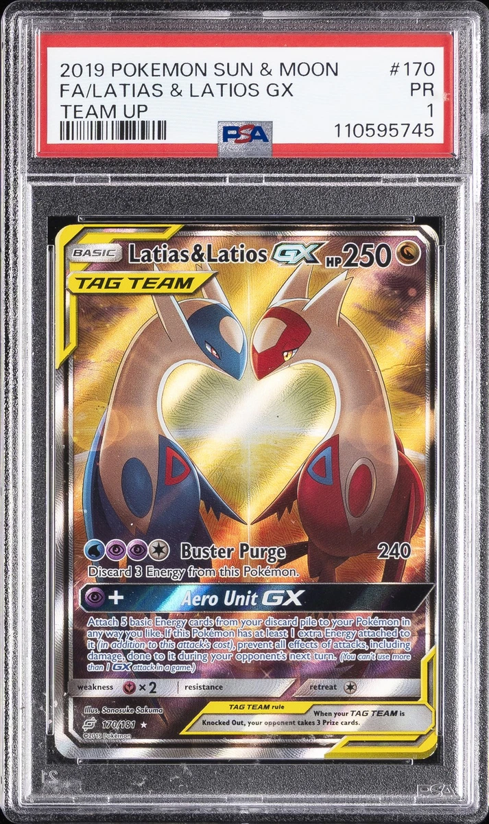 Preços baixos em Latias & Latios GX 170/181 Sm-Team Up | eBay