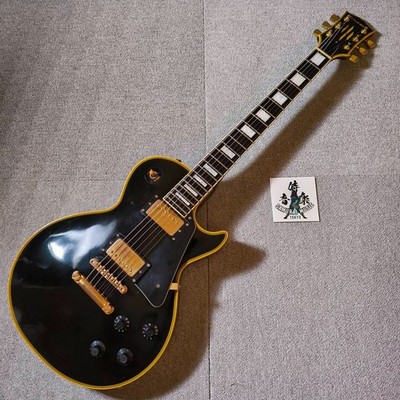 Edwards ESP Les Paul Custom Black Electric Guitar Edwards E-LP-130 Duncan MIJ #1