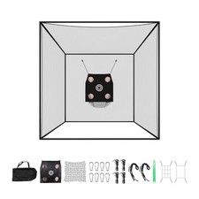 Uimoso 10 x 10 x 10FT Golf Practice Cage for Indoor and Outdoor Use