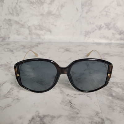 Christian Dior Dior Direction 2 (NO CASE) Havana Sunglasses Gold Frame Italy 