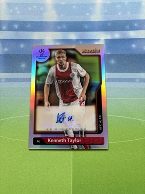 2021-22 Topps Merlin Chrome UCL Auto Kenneth Taylor Ajax