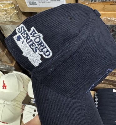 New Era Los Angeles Dodgers 9Forty SnapBack Hat Corduroy Navy Blue