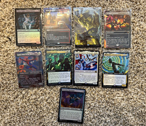 Wizards of the Coast MTG Marvel Foil 9-Card Lot