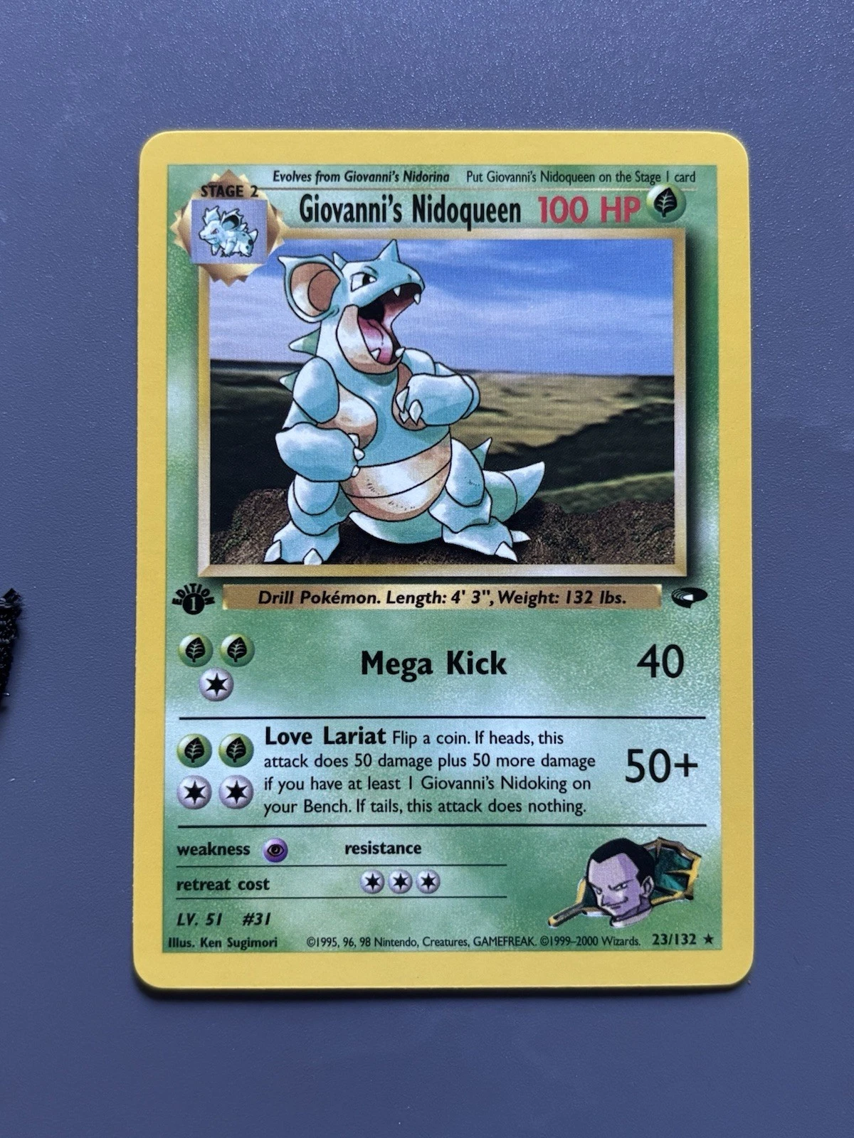 Giovanni's Nidoqueen #23 1st Edition- Everybody Loves A Discount! (see descrip)