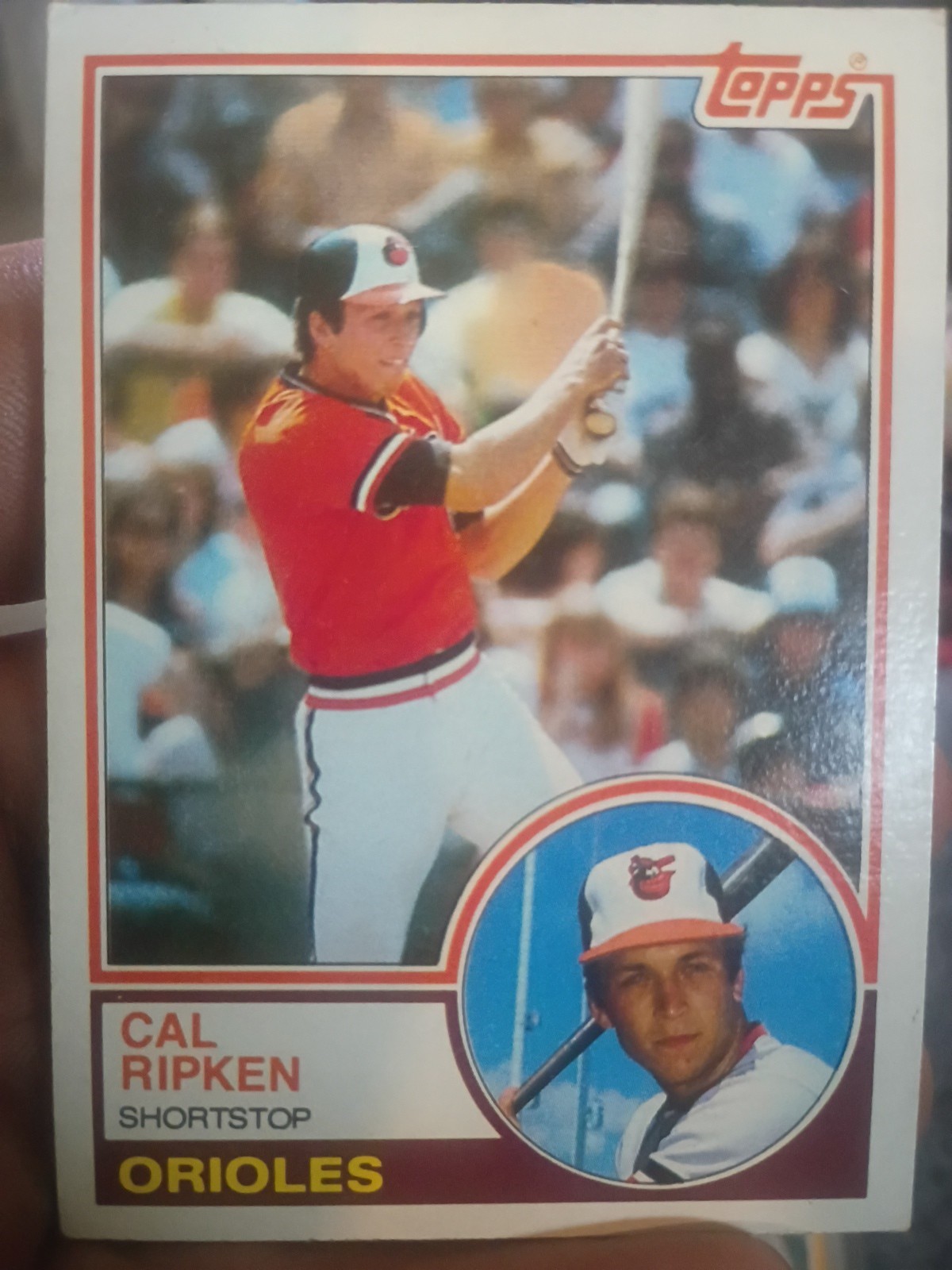 1983 Topps Cal Ripken Jr. #163 Baltimore Orioles