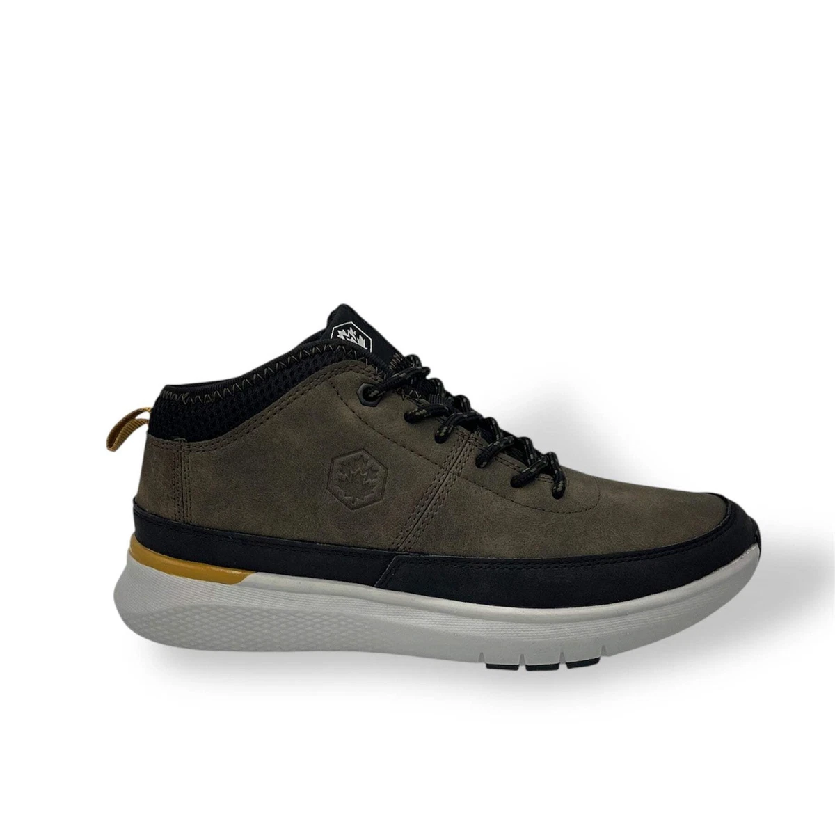 Scarpe LumberjackSNEARKES UOMO MATERIALE TECNICO ECOPELLE LACCI GOMMA