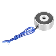 Round Solenoid Electromagnet DC 12V 50N 11LB/5Kg