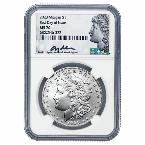 2023 Morgan Silver Commemorative Dollar $1 NGC FDOI MS 70