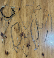 Lots 7 Necklaces Mixed Costume Jewelry