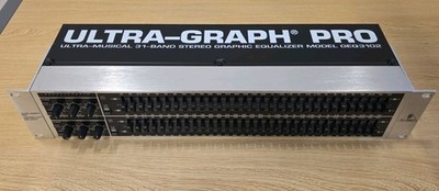 Behringer GEQ3102 Dual 31 Ultra-Graph Pro 31 -Band Stereo Graphic Equalizer
