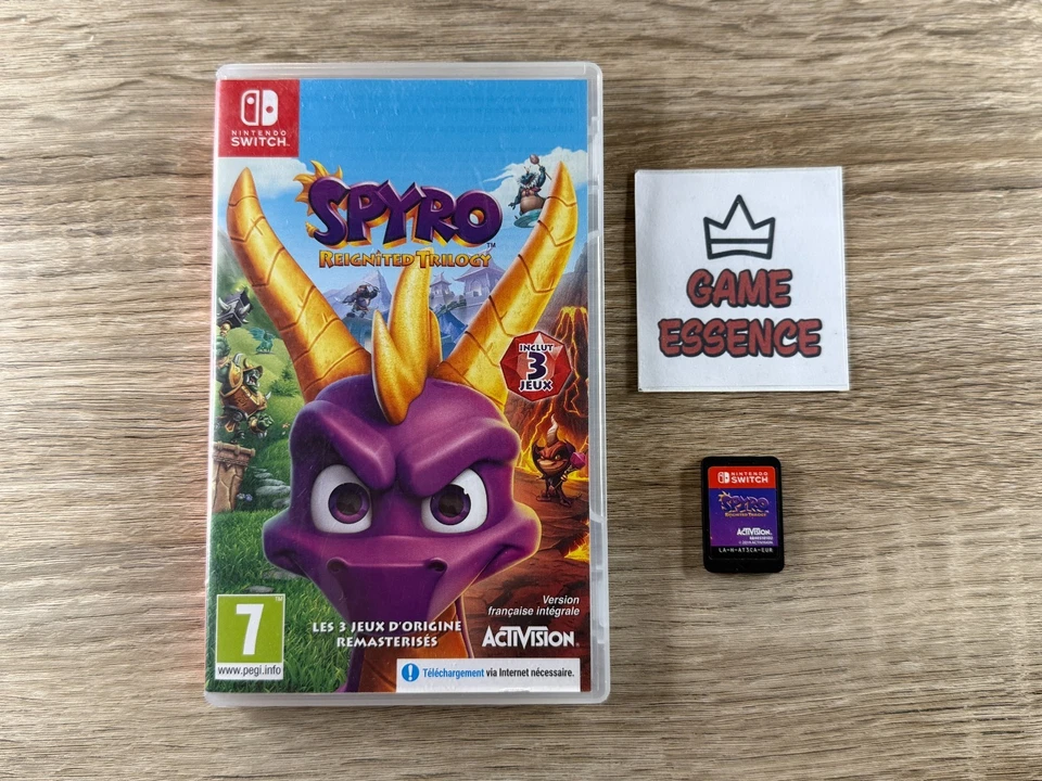 SPYRO REIGNITED TRILOGY SWITCH FR OCCASION, photo 2 sur 3
