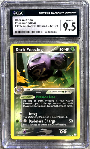 Dark Weezing graded CGC 9.5 for sale on eBay