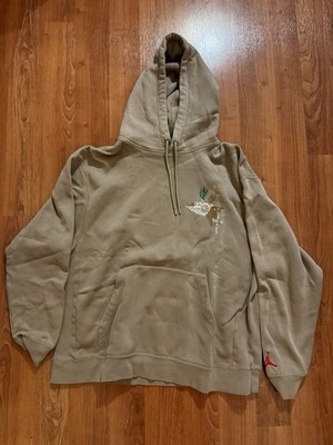 Travis Scott Cactus Jack x Jordan Nike Hoodie Tan Size XL Pre-owned
