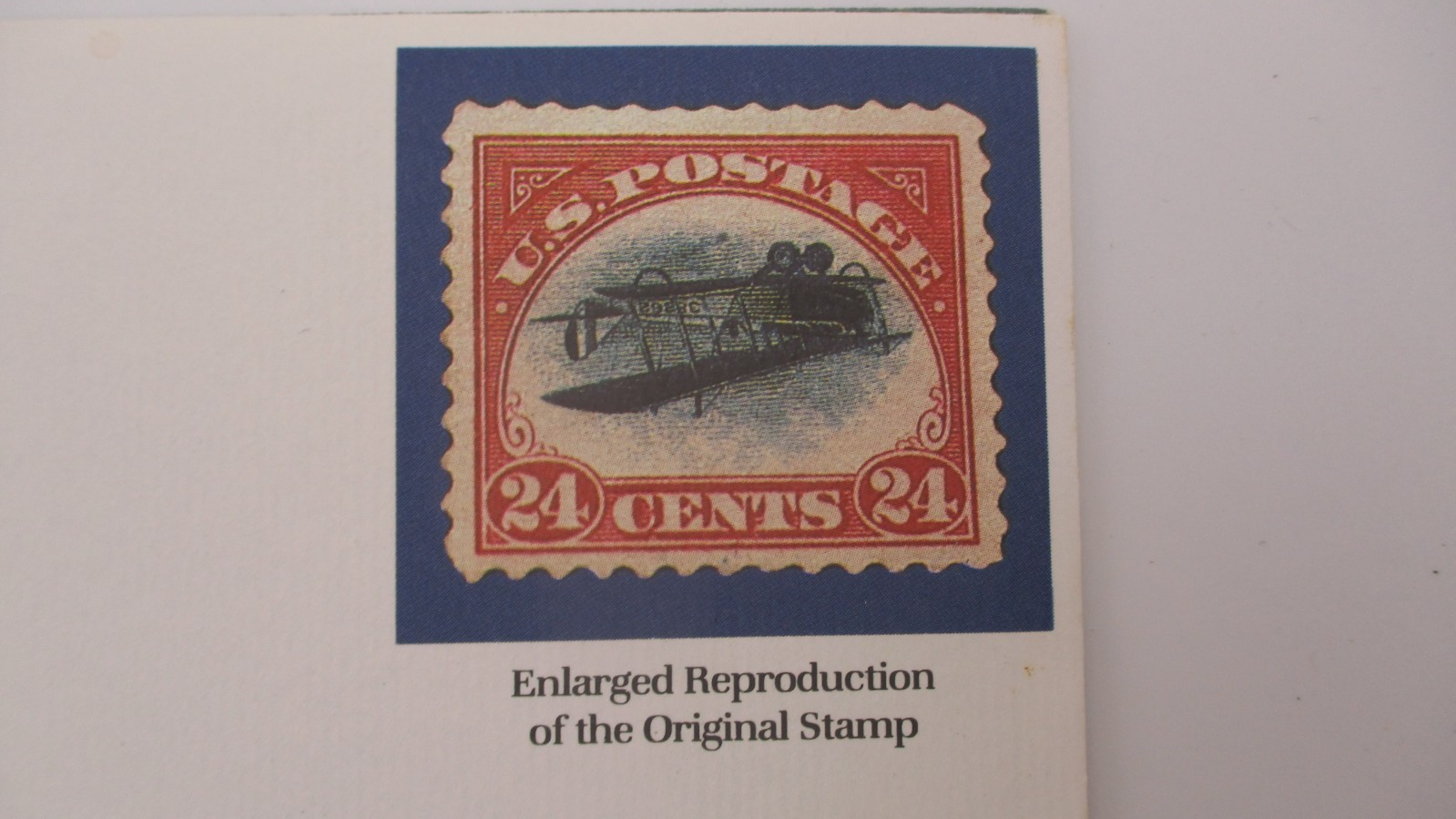 1918 Air Mail Issue First Day 22kt Gold Replica 24 Cent Inverted Jenny ...