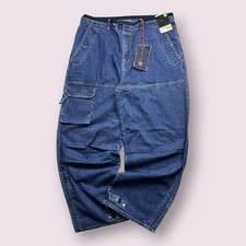 Vintage Men  s NWT Girbaud New Aviatrix Baggy Wide Leg Cargo Jeans 40x33 Utility