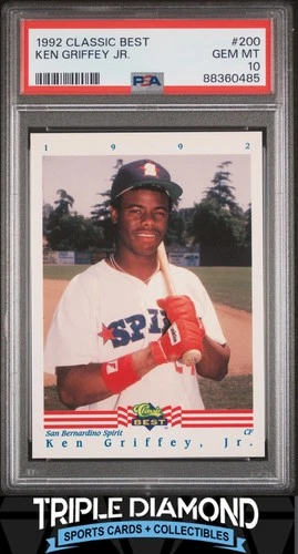 1992 Classic Best Baseball #200 Ken Griffey Jr. PSA 10 Gem MT U753