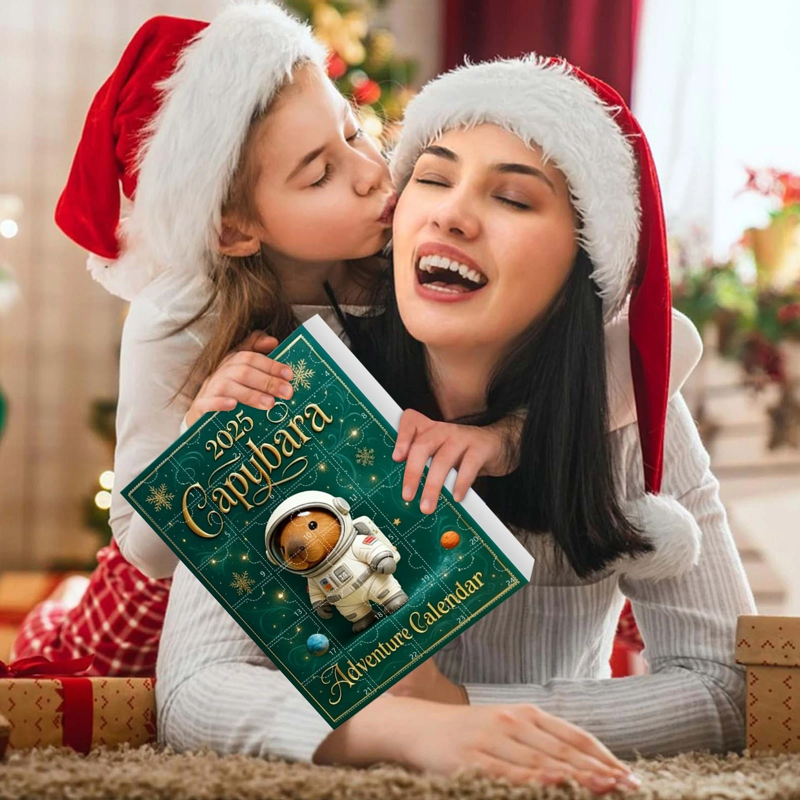 Capybara Acrylic Advent Calendar 2025 24-Day Countdown with Surprise Gifts