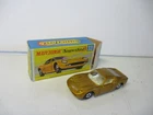 Matchbox Lesney Superfast SF33 Lamborghini Miura- gold, unpainted base, boxed