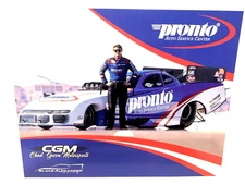 2025 BLAKE ALEXANDER CGM PRONTO DODGE CHARGER NHRA F/C INDY DRAG RACING POSTCARD